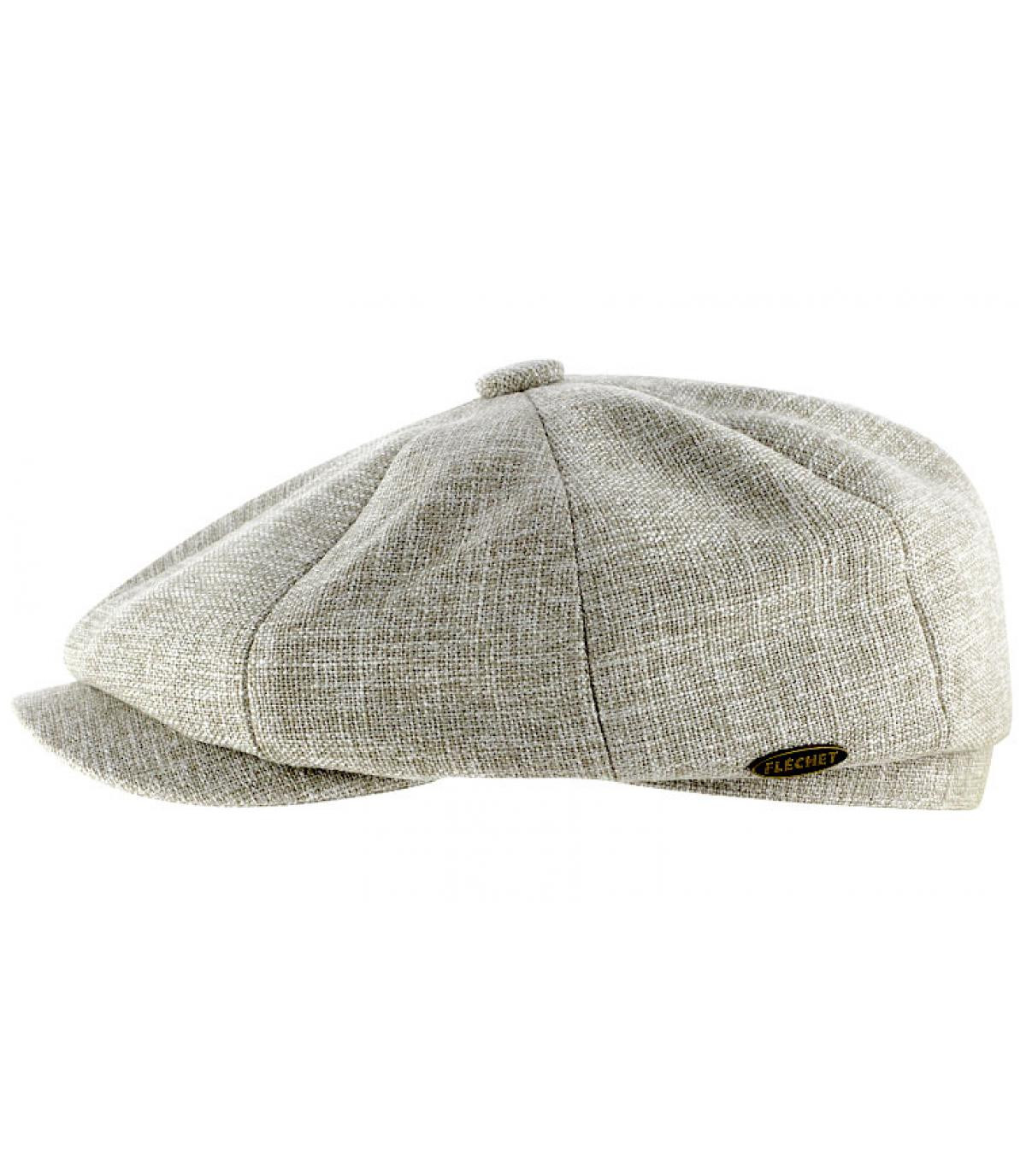 Casquette gavroche coton naturel Flechet